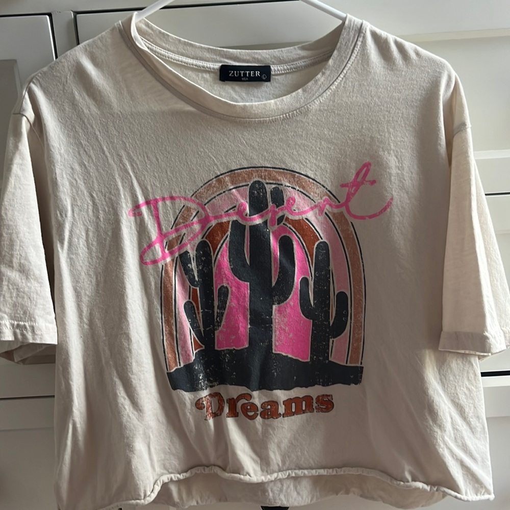 Cropped Graphic Tee
